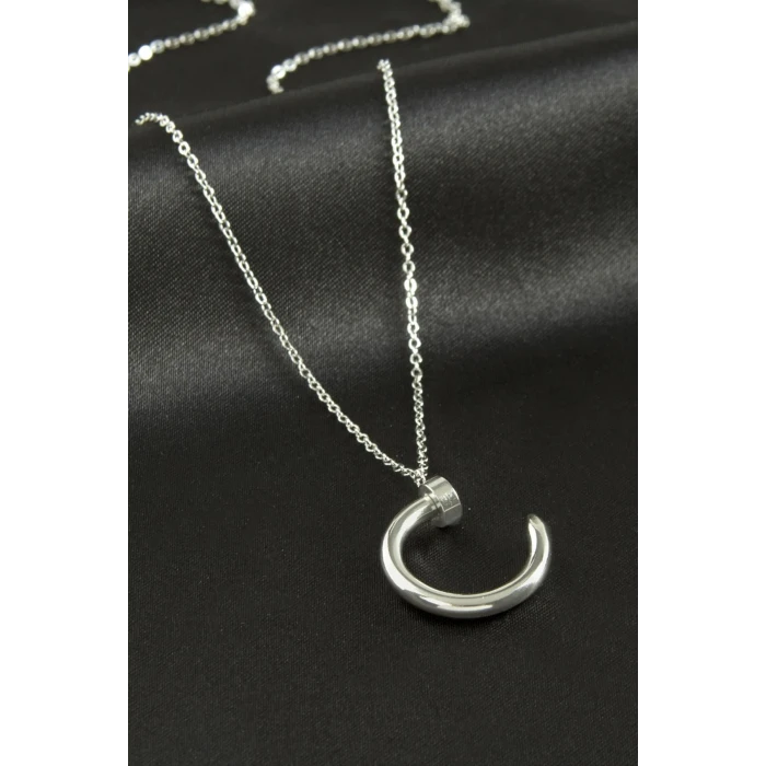 Çivi Lüks Çelik Kolye