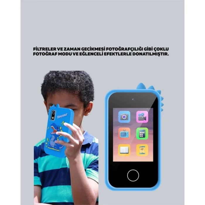 Çocuklar İçin Eğitici Ve Eğlenceli Dijital Kamera