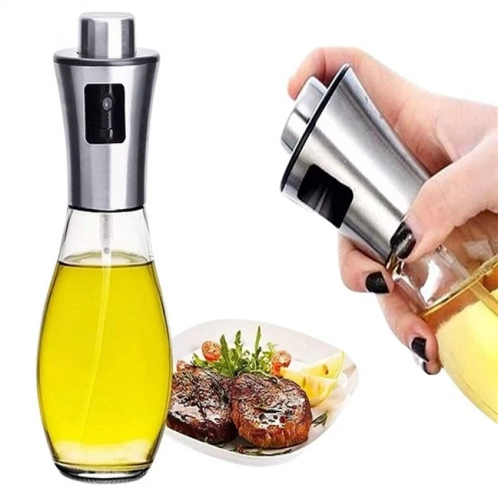 Çok Amaçlı Spreyli Sızdırmaz Cam Şişe Yağdanlık Limon Sirke Sos Püskürtücü Dağıtıcı Sprey (K95)