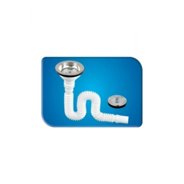 ÇÖPMAK KAFALI FİLTRELİ KÖRÜKLÜ SİFON (K95)