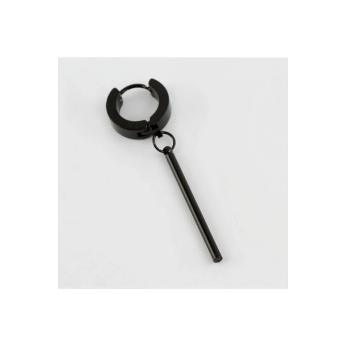 Çubuk Figürlü Çelik Erkek Küpe 1 Adetc