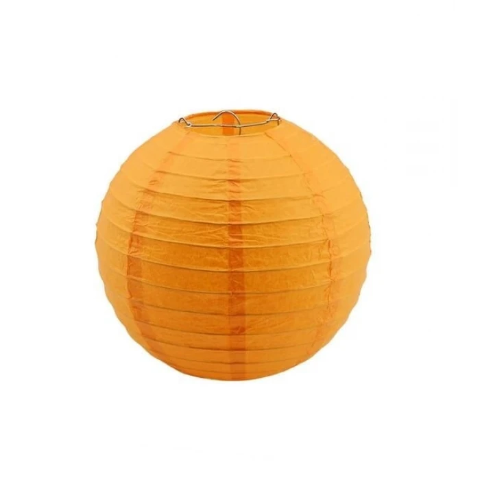 Dekoratif Çin Feneri – Kağıt Lamba - Turuncu