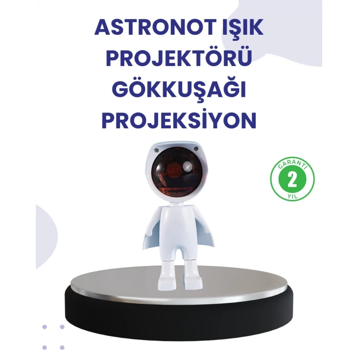 Dekoratif Gün Batımı Işığı – Astronot Figürlü
