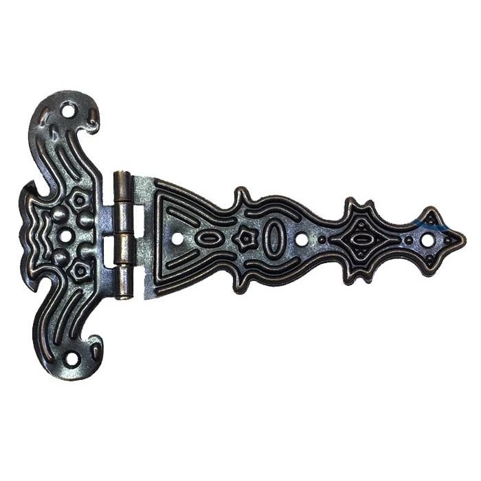 Dekoratif, Sac Tek Kuyruklu Menteşe - 40x68 mm, Küçük, Eskitme, 100 Adet