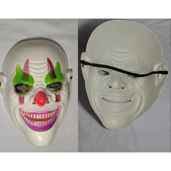 Delirten Gülüş Psikopat Palyaço Temalı Joker Maskesi (4887)