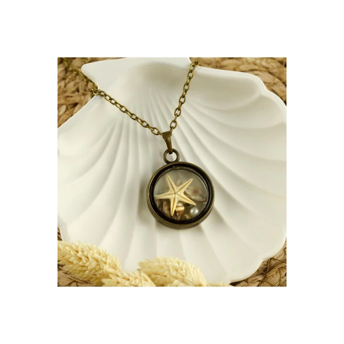 Deniz Yıldızı Canlı Kolye