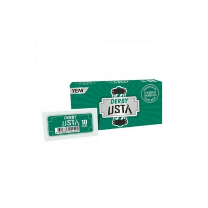 Derby Usta Tam Jilet Yeşil Kutu 10 Parça  X10 Parça