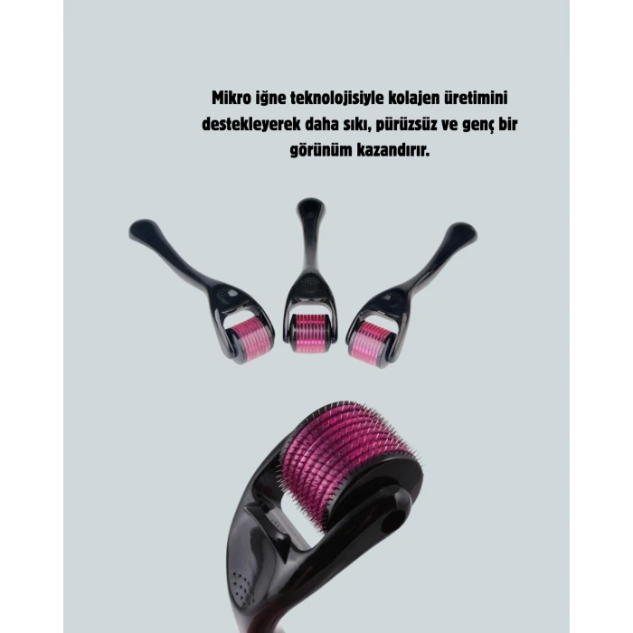 Dermaroller Titanyum 540 İğneli 1 mm Cilt Yenileme ve Anti Aging Etkisi