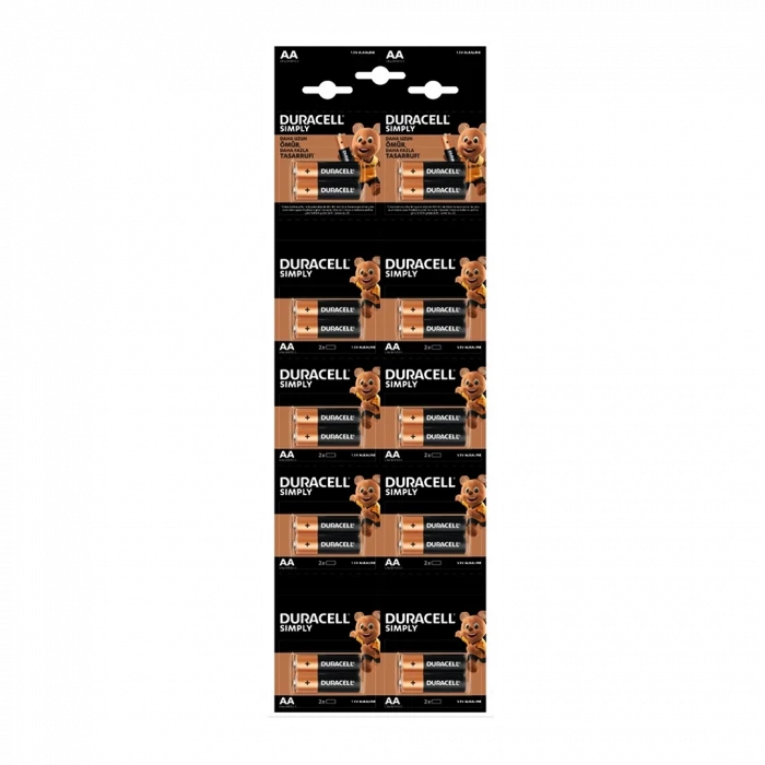 DURACELL KALEM PİL ALKALİN 20 PARÇA (4887)
