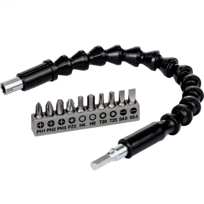 Esnek Şaftlı Tornavida Ucu Seti