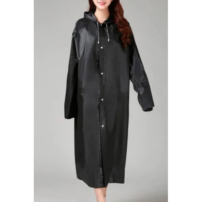 EVA SİYAH PARDESÜ YAĞMURLUK (4887)