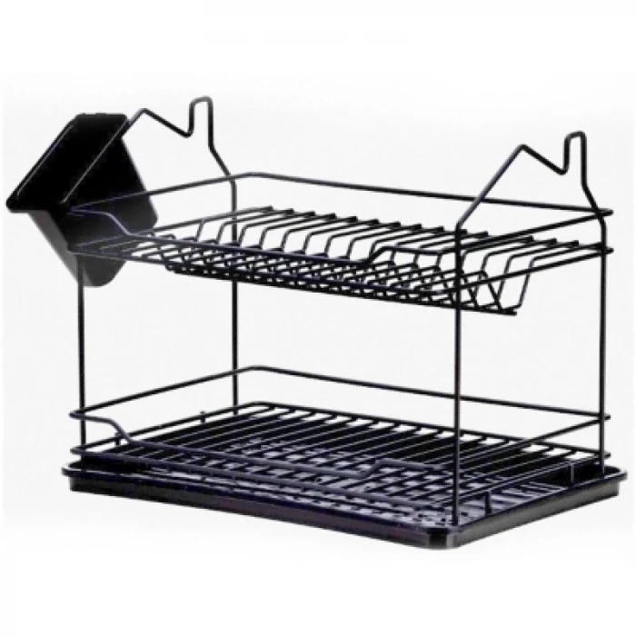 ,evim 2 Katlı Tabaklık Siyah