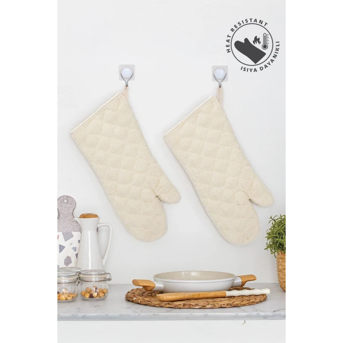 Fırın Eldiveni Isıya Dayanıklı Termo Astarlı LÜX Fırın Eldiveni