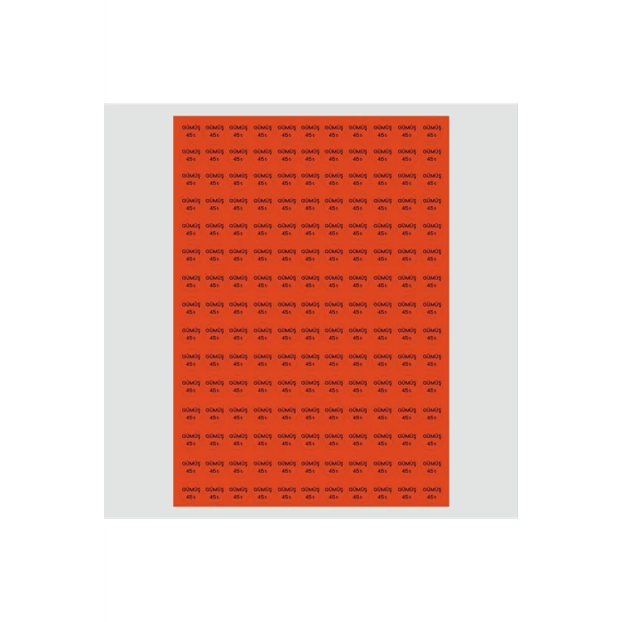 Fiyat Etiketi 165 Adet 15 mm