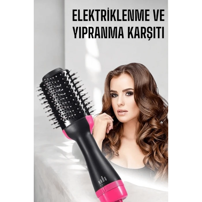 Fön Tarak Elektriklenmeyi Önleyen ve Parlaklık Veren Saç Şekillendirici