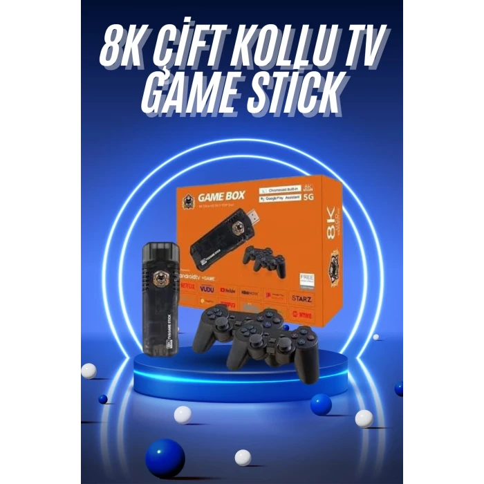 Game Box Android Tv 36500 Oyunlu Atari 5g 8k Hdr Ultra Hd 64 Gb