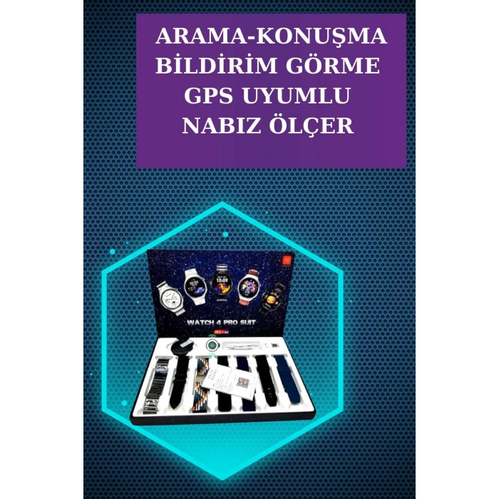 Gamer Kulaklık ve Çok Kordonlu Akıllı Saat Gürültü Önleyici GPS Desteği