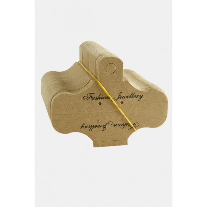 Geçirmeli Kraft Kolye Kartı 200 Adet