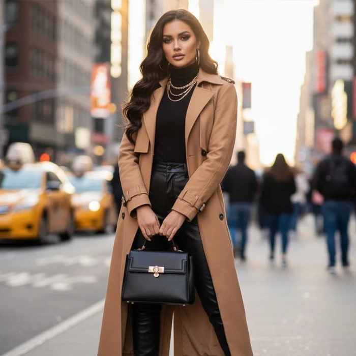 Gerçek Front Lace Tül Peruk - Dalgalı - Doğal 65-70cm