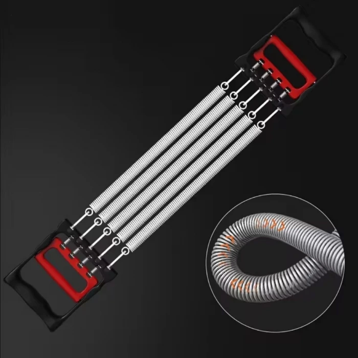 Göğüs Genişletme ve Kuvvet Egzersiz Aleti – 5 Yaylı 5 Kademeli Ayarlanabilir Fitness ve Kuvvet Antrenmanı Ekipmanı (4887)