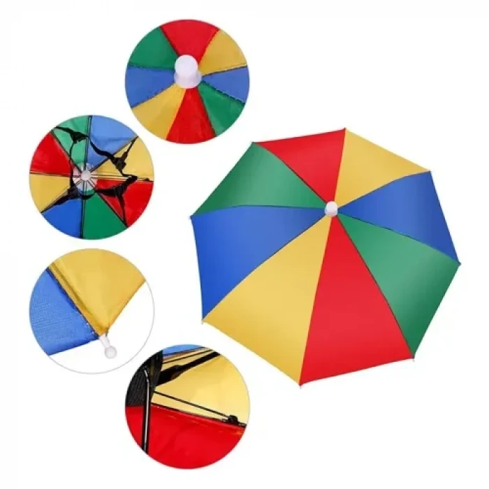 Gökkuşağı Kafa Şemsiyesi