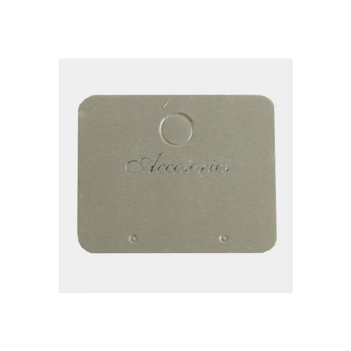 Gri Küpe Kartı 200 Adet