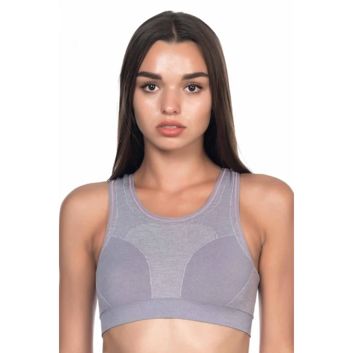 GRİ   4026 Double Sporcu Büstiyer