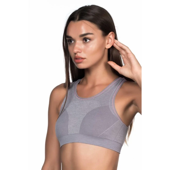 GRİ   4026 Double Sporcu Büstiyer