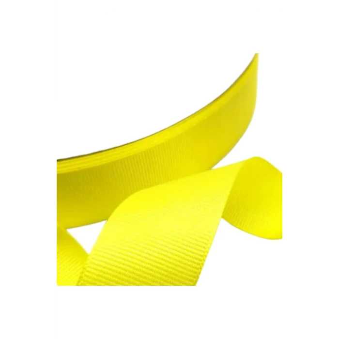 Grogren Kurdele 2 cm 10 Metre Sarı