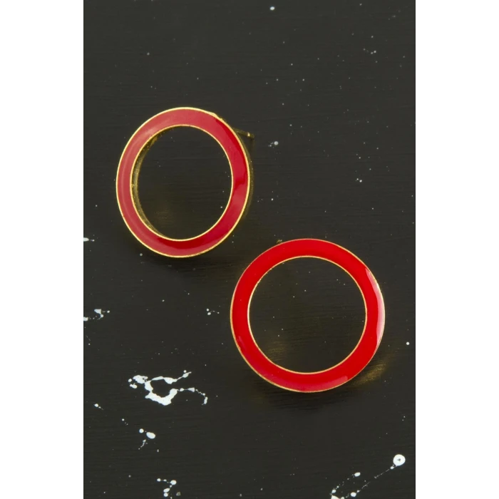 Halka Yeni Sezon Mineli Küpe