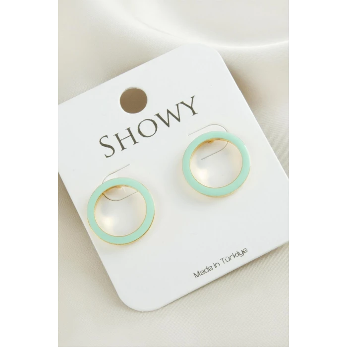 Halka Yeni Sezon Mineli Küpe