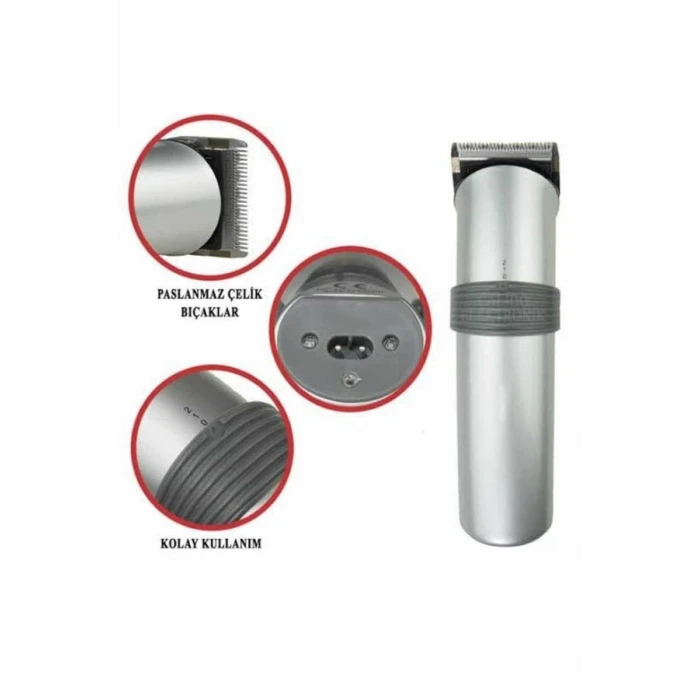 Hassas Ciltlere Özel Saç Sakal ve Vücut Kuaför Tipi Şarjlı Tıraş Makinesi
