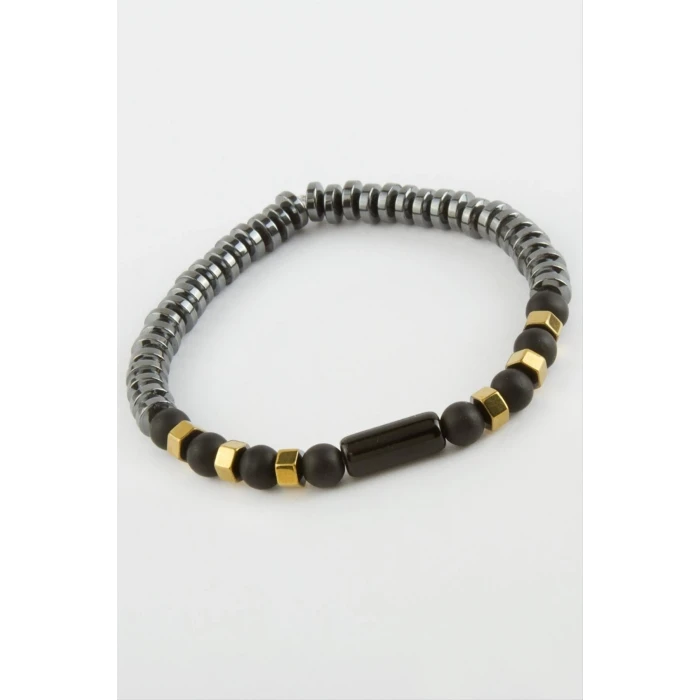 Hematit Onix Doğaltaş Bileklik