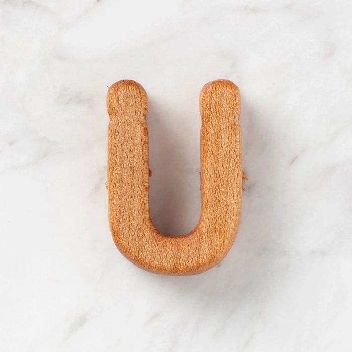Hobi Baby Organik Ahşap Harf - Ü