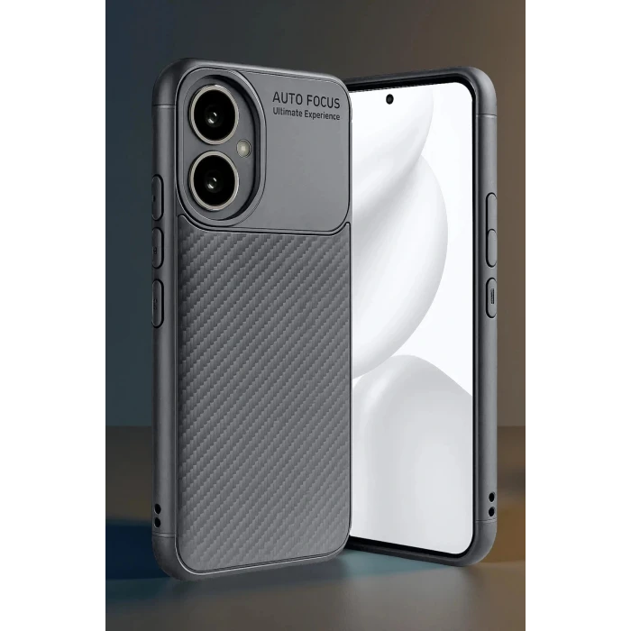 Honor 400 Kılıf Auto Focus Karbon Kapak - Gri