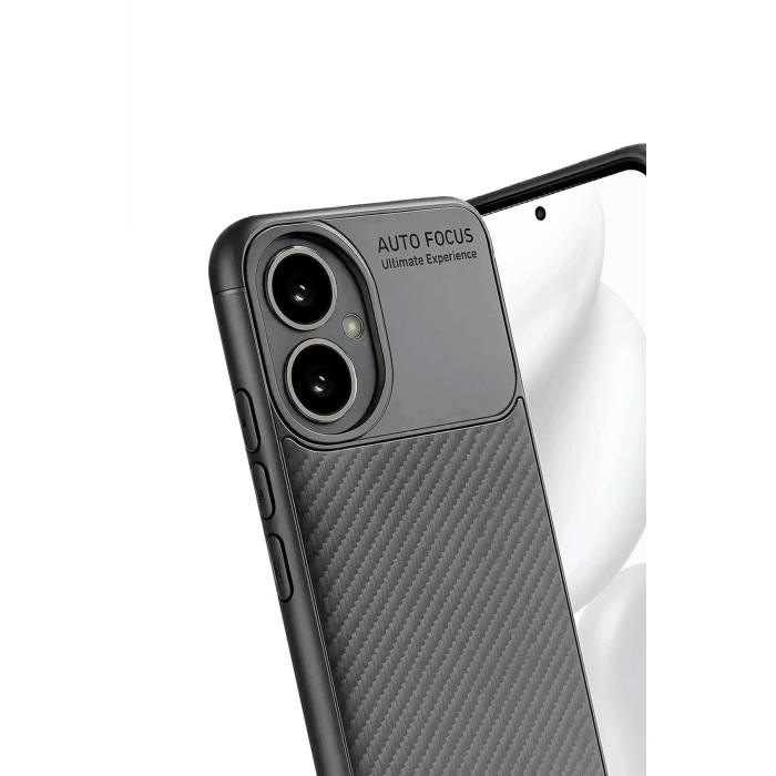 Honor 400 Kılıf Auto Focus Karbon Kapak - Gri