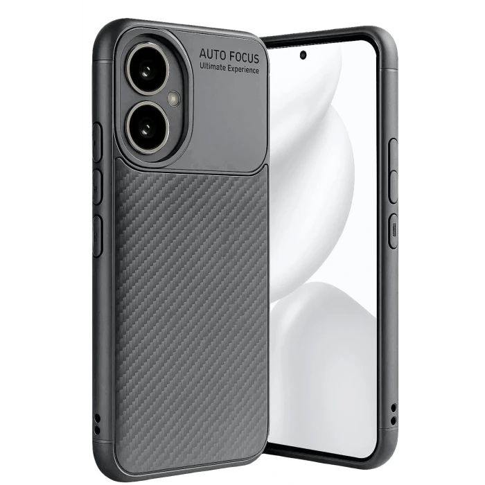 Honor 400 Kılıf Auto Focus Karbon Kapak - Gri