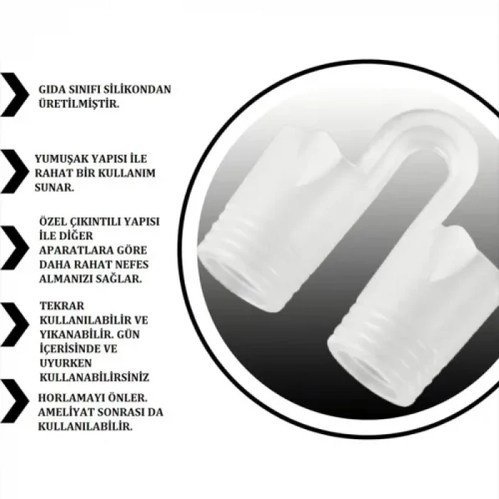 Horlama Önlemeye Yardımcı Burun Aparatı