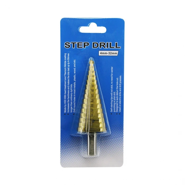 Hss Kademeli  Matkap Ucu  4-32mm