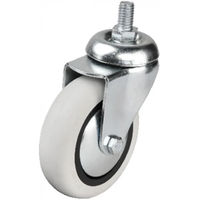 Hts 352 - 75x25 mm PVC Makaralı Vidalı Teker 4 Adet