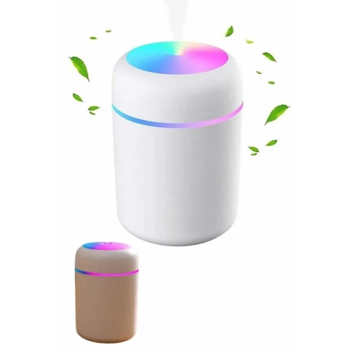 Humidifier Led Işıklı Mini Ortam Oda Kokusu Aromaterapi Buhardanlık