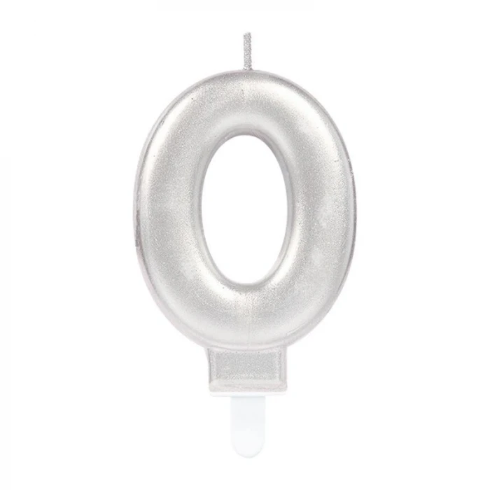 ieg™ 0 Rakam Mum Gümüş Renk