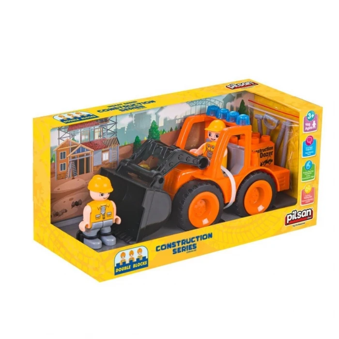 ieg™ 06 533 Double Bloc İş Makineleri Serisi -NessiWorld Oyuncak