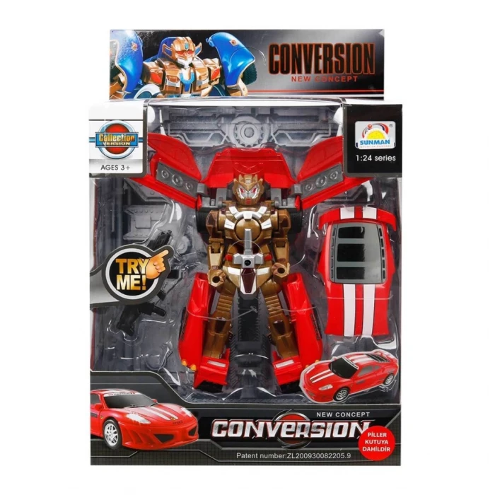 ieg™ 1:24 Sesli ve Işıklı Dönüşebilen Robot 22 cm