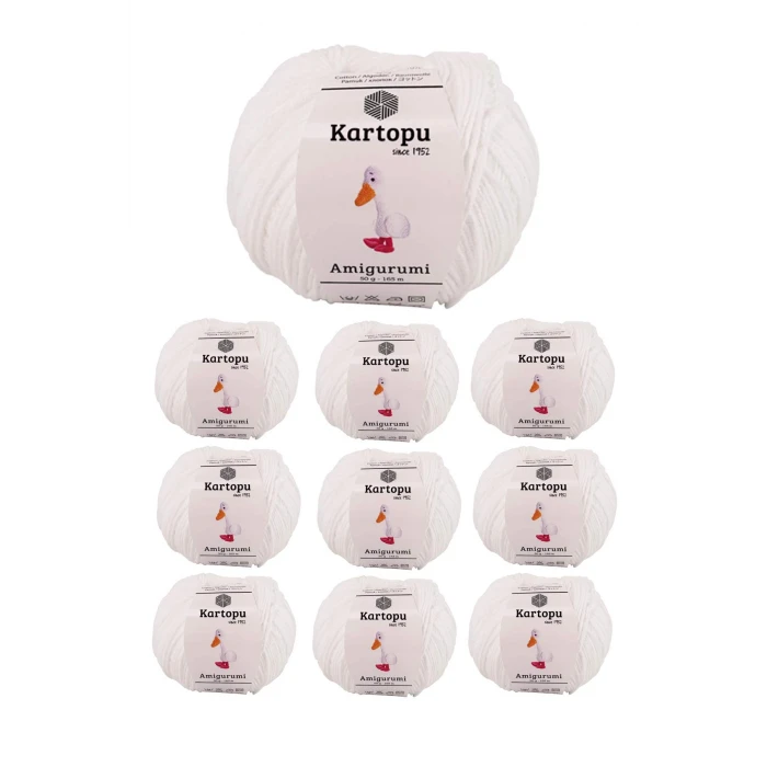 İEG 10 Adet Amigurumi El Örgü İpi 50gr 010