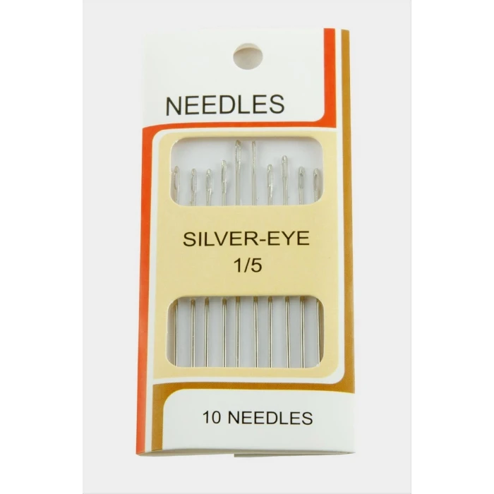 ieg™ 10 Adet Gümüş Dikiş İğnesi