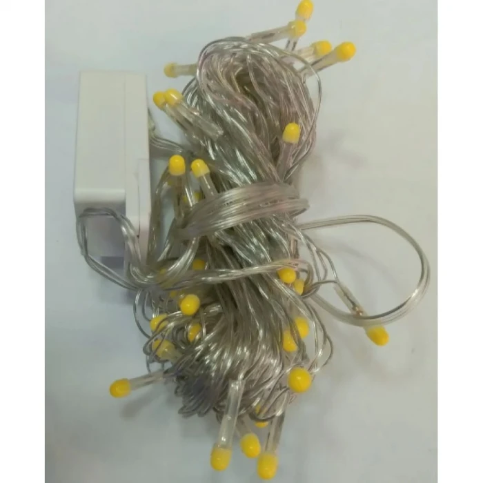 IEG 10 M 100 Led Damla Uçlu Led Işık Gün Işığı Şeffaf Kablo