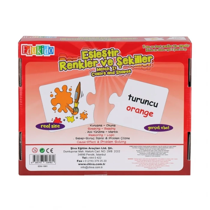 ieg™ 1001-CS Eşleştir Renkler ve Şekiller