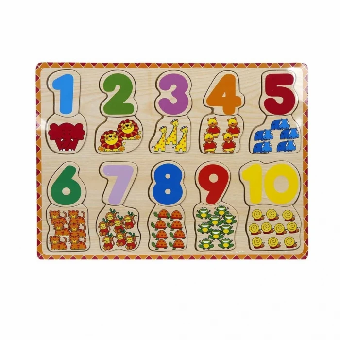 ieg™ 1006609  Tahta   Bultak Rakamlar Hayvanlı
