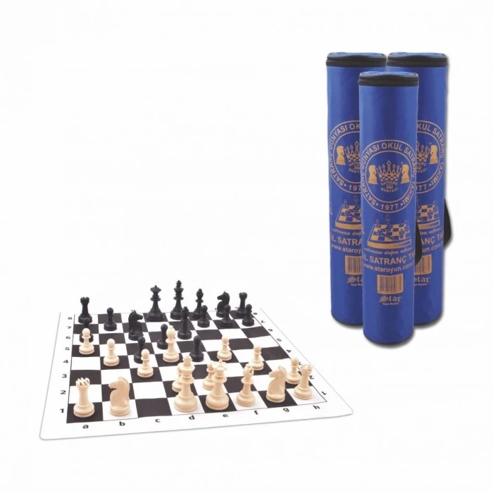 ieg™ 1050651  Okul Satranç Takımı-Bez Çantalı ,Starokey